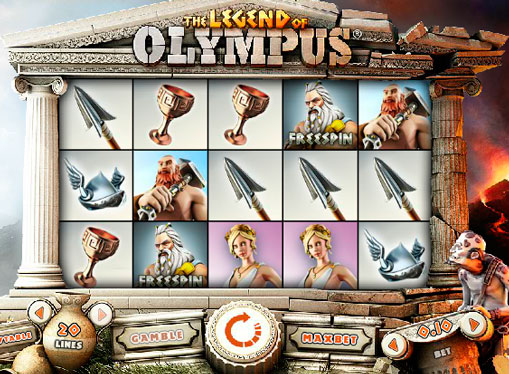 Κουλοχέρης Legend of Olympus σε απευθείας σύνδεση για χρήματα