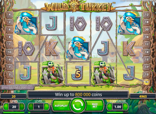 Κουλοχέρης Wild Turkey για πραγματικά χρήματα