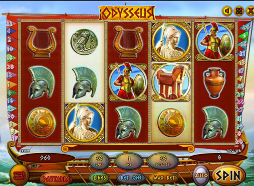 Odysseus Παίξτε το κουλοχέρη σε απευθείας σύνδεση για χρήματα