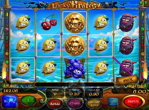 Lucky Pirates Παίξτε το κουλοχέρη σε απευθείας σύνδεση για χρήματα
